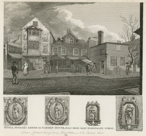 La casa de campo o pabellón de Sir Paul Pindar de Robert Blemell Schnebbelie