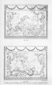 Cassolette tallada hecha de la madera del árbol de morera de Shakespeare, siglo XVIII, 1840