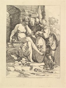Bandidos en el mercado, 10 de junio de 1805 de Robert Blyth