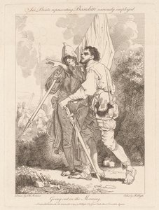 Saliendo por la mañana de Robert Blyth, after John Hamilton Mortimer