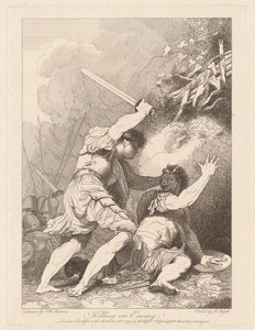 Matando a un Enemigo de Robert Blyth, after John Hamilton Mortimer