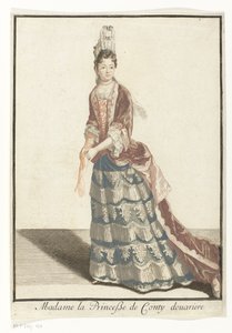 Retrato de María Ana de Borbón Madame the Dowager Princess of Conty (título sobre el objeto)