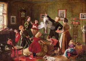 La cesta de Navidad de Robert Braithwaite Martineau