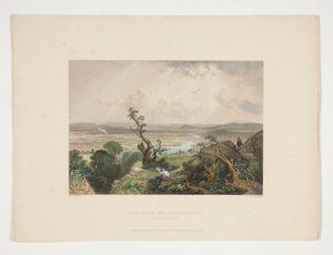 Valle de Connecticut (del monte Holyoke), ilustración para Nathaniel Parker Willis