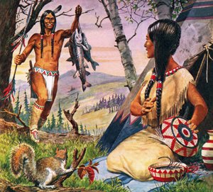 Hiawatha y Minnehaha