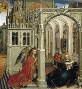 La Anunciación, 1418-1419 de Robert Campin