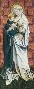 Los Paneles de Flémalle: Virgen amamantando al Niño