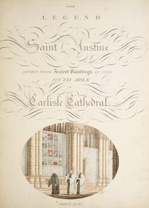Las antigüedades de la Catedral de Santa María, Carlisle, dibujadas por Robert Carlile, 1795