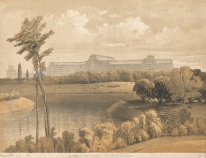 Crystal Palace desde el embalse, Sydenham de Robert Carrick