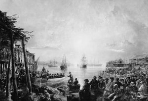 Desembarco en Terranova de Robert Charles Dudley