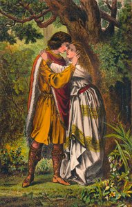 Posthumus. ¡Mi reina! ¡Mi señora! Oh dama, no llores más. Cimbelino: Acto I, Escena I, c. 1875