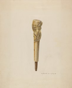 Cabeza o Mango de Bastón de Robert Clark