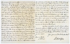 Carta de Robert Clive a Thomas Pelham-Holles, 23 de febrero de 1757 de Robert Clive