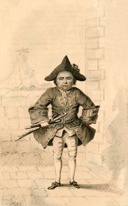 Chevalier Desseasau, notable por su vanidad, 1821 de Robert Cooper