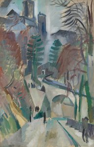 Paisaje de Laon, 1912 de Robert Delaunay