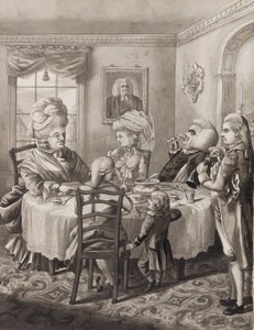 Un maestro párroco con una buena vida, 1782 de Robert Dighton