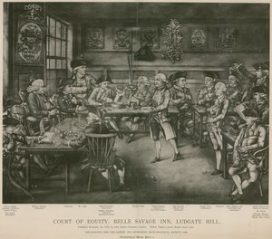 Corte de Equidad, Belle Savage Inn, Ludgate Hill, Londres