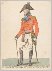 Sir David Dundas, KB, Comandante en Jefe de Robert Dighton