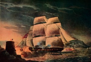 Afortunada escapada del Juno, alrededor de 1795