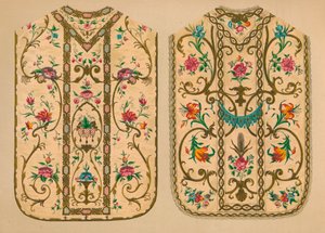 Casullas bordadas por Luigi & Ersilia Martini, 1893 de Robert Dudley