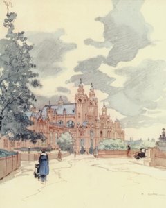 Glasgow: The Art Galleries (litografía en color)