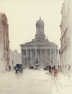 Glasgow: The Royal Exchange (litografía en color)
