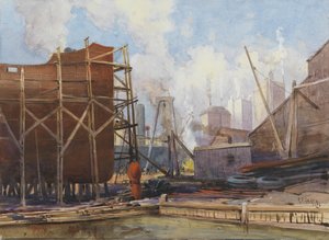 Construcción naval de Toronto, 1918 de Robert Ford Gagen