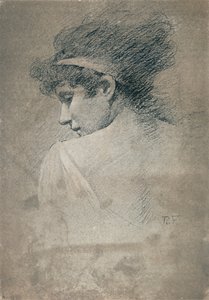 Estudio femenino, c1895, 1897 de Robert Fowler