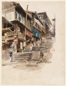 Una calle de Ikao, Japón, II de Robert Frederick Blum