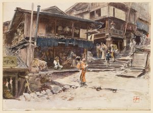 Una calle de Ikao, Japón, I de Robert Frederick Blum