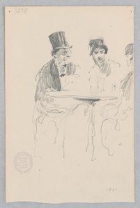 Escena de café de Robert Frederick Blum