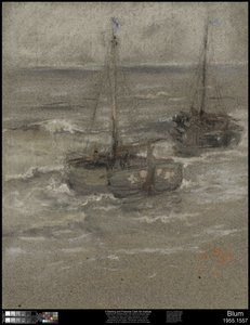 Barcos de pesca anclados, 1884 de Robert Frederick Blum