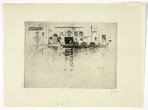 Góndolas y Palacio Veneciano de Robert Frederick Blum
