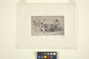 Hombres y burros, Roma (tinta) de Robert Frederick Blum