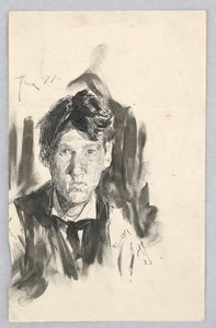Retrato de Kenyon Cox de Robert Frederick Blum