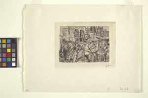 Escena en un circo (tinta) de Robert Frederick Blum