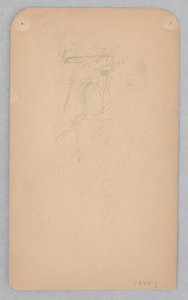 Estudio para una mujer bailando, “Moods to Music,” Mendelssohn Glee Club, Nueva York, NY de Robert Frederick Blum