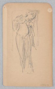 Estudio para una mujer bailando, “Moods to Music,” Mendelssohn Glee Club, Nueva York, NY de Robert Frederick Blum