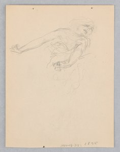 Estudio para una Mujer Bailando, "Moods to Music," Mendelssohn Glee Club, Nueva York, NY de Robert Frederick Blum