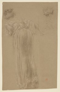 Estudio para una mujer, “Festival de la Vendimia,” Mendelssohn Glee Club, Nueva York, NY de Robert Frederick Blum