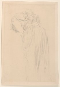 Estudio para una mujer, "Festival de la Vendimia," Mendelssohn Glee Club, Nueva York, NY de Robert Frederick Blum