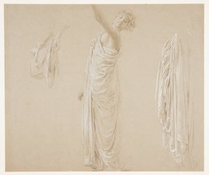 Estudio para el líder de la procesión, "Festival de la Vendimia," Mendelssohn Glee Club, Nueva York, NY