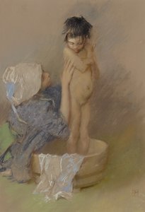 El baño, 1890