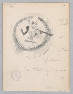 Escudo de guerra de los Navajo