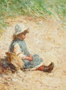 En la playa de Robert Gemmell Hutchison
