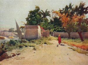 En la Isla de Rhoda, c1880, 1904 de Robert George Talbot Kelly