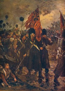 Salvando los colores: los guardias en la Batalla de Inkerman, 1854 de Robert Gibb