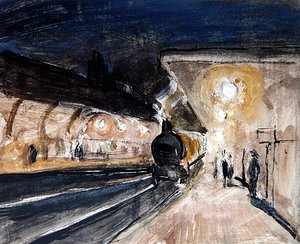 Estación de Brentwood, c.1920 de Robert Graham Dryden Alexander