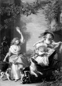 Las princesas reales, hijas del rey Jorge III, siglo XIX de Robert Graves