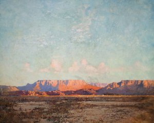 El Karoo, Cabo de Buena Esperanza al atardecer, 1924 de Robert Gwelo Goodman